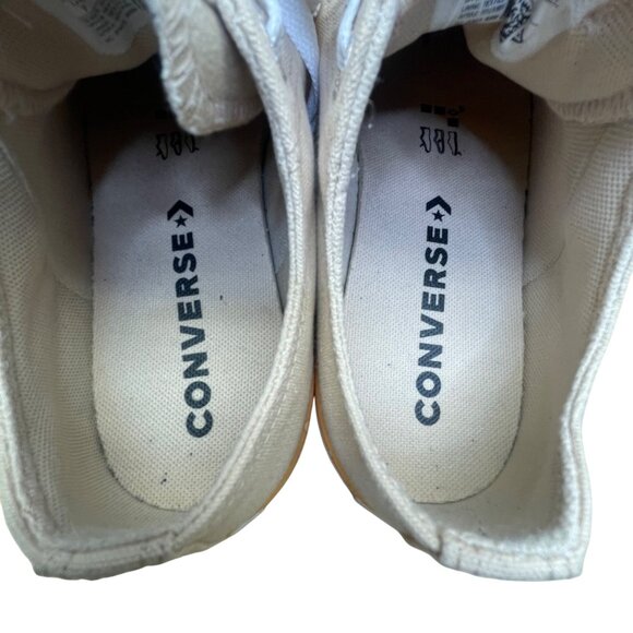 Converse All Star Women’s Light Brown Canvas Speckled Low Top Sneakers Size 7 - Picture 6 of 8